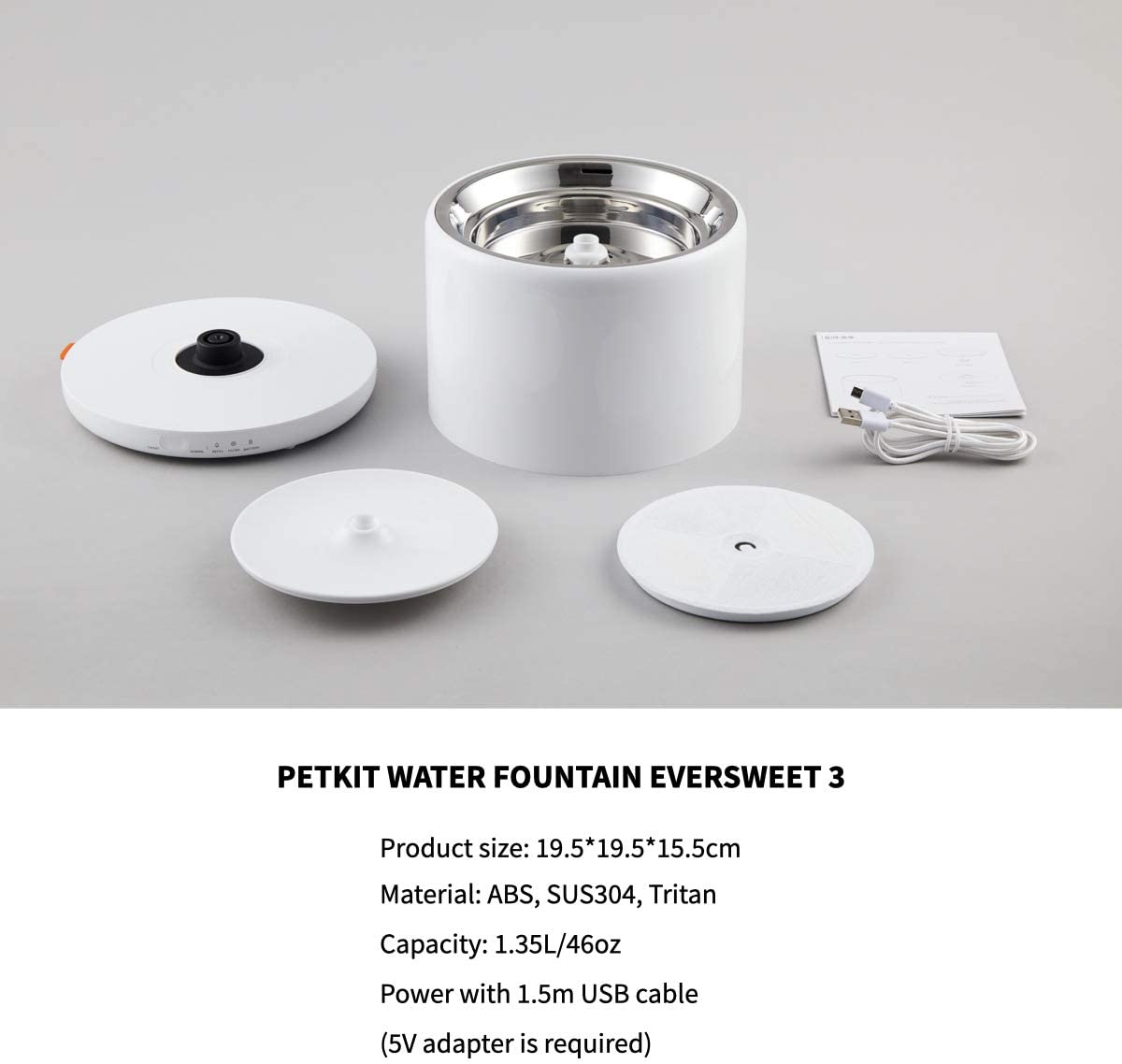PETKIT Smart Pet Water Fountain - EverSweet3