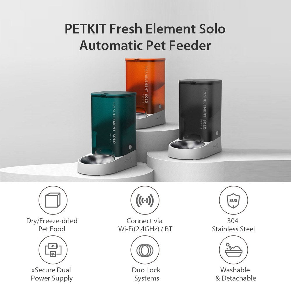 PRE-ORDER PETKIT Fresh Element Solo Auto Pet Feeder