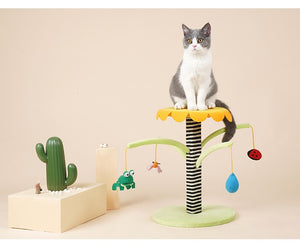 ZEZE Space/Garden Cat Scratching Post